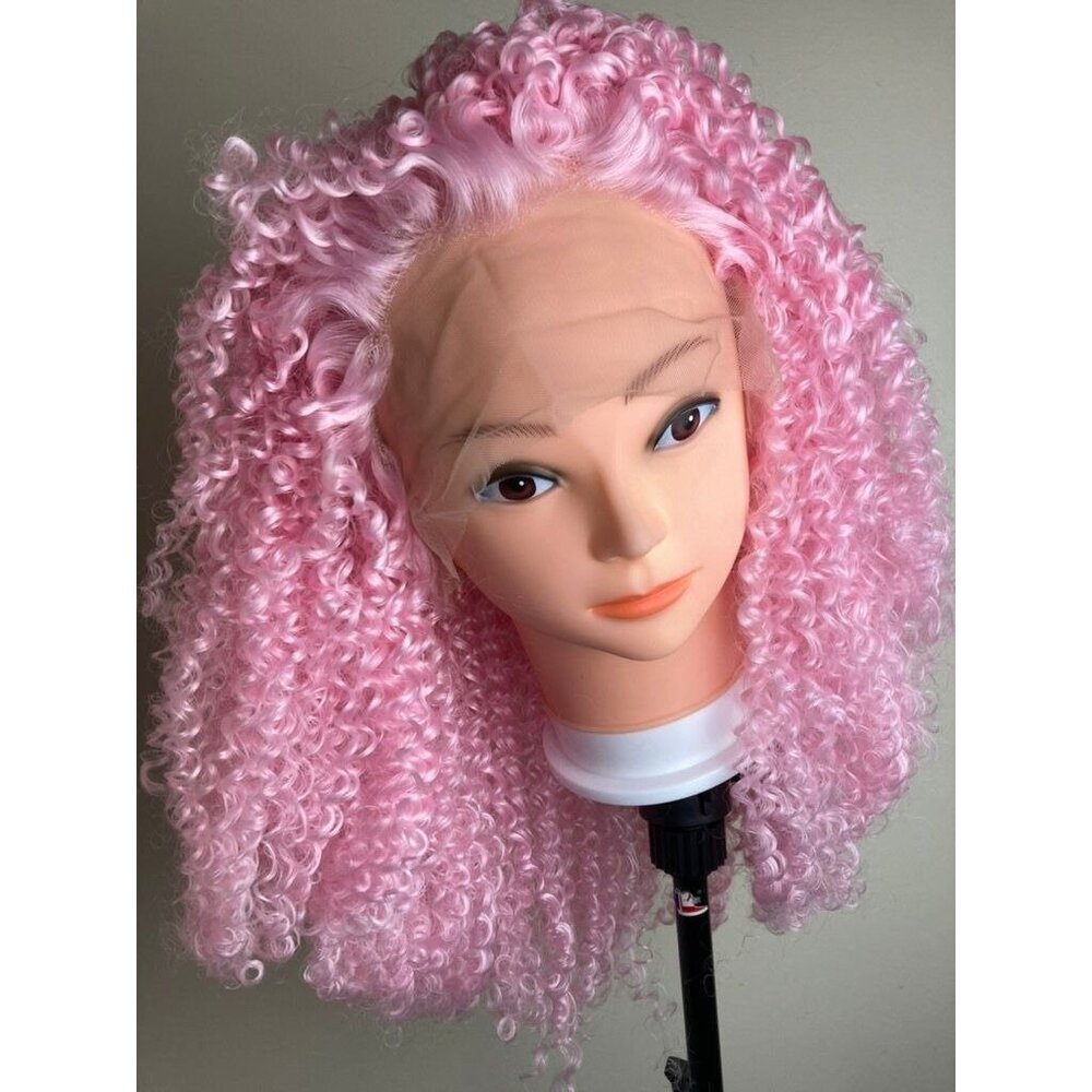 Afro Kinky Curly Wig,Lace Front Wig